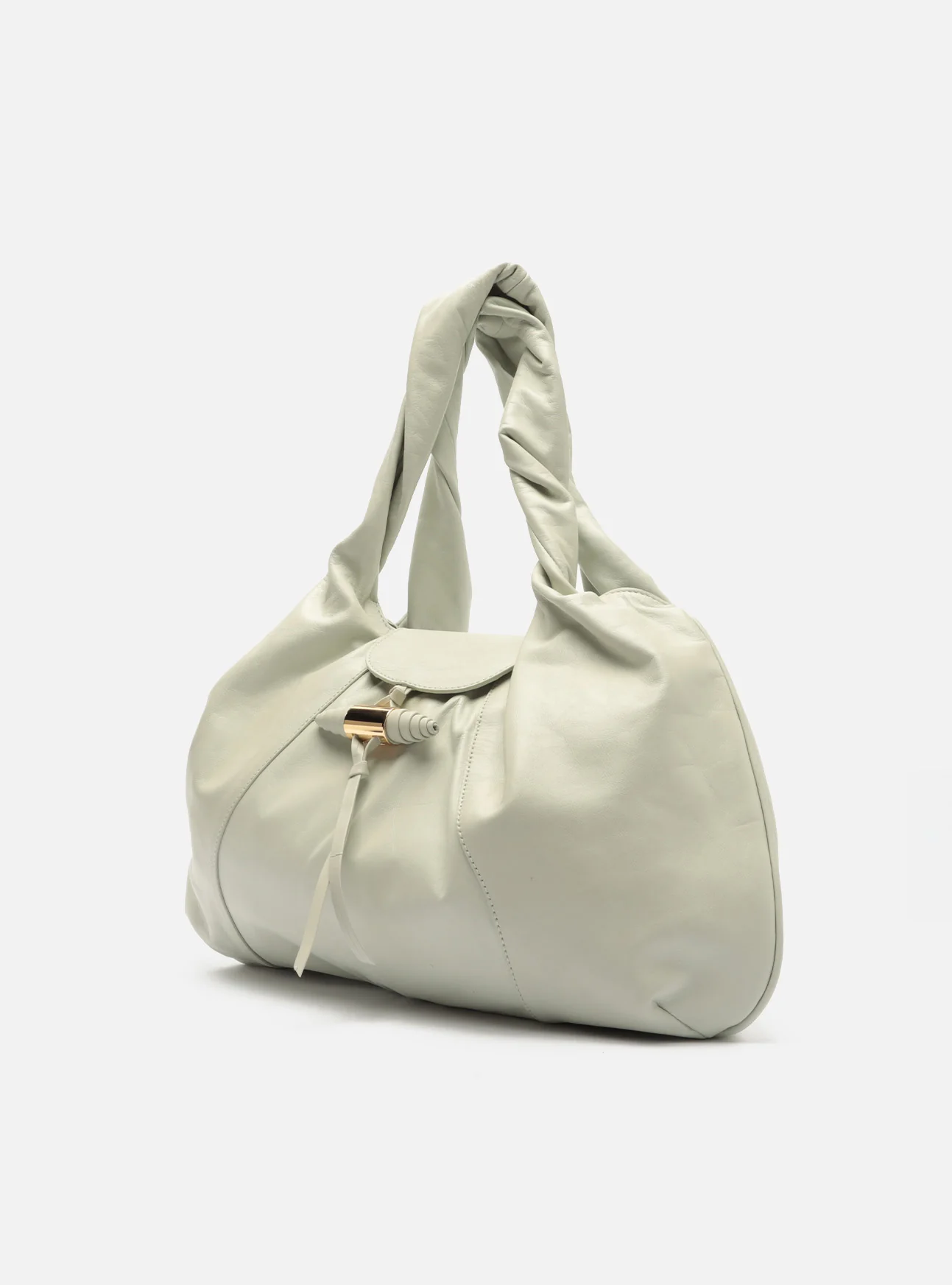 Rita Large Leather Hobo - Image 4