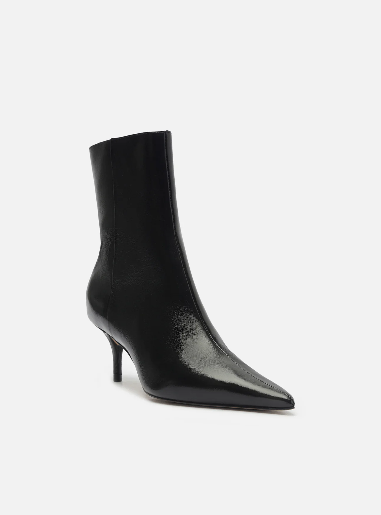 Sasha Low Stiletto Leather Boot - Image 3