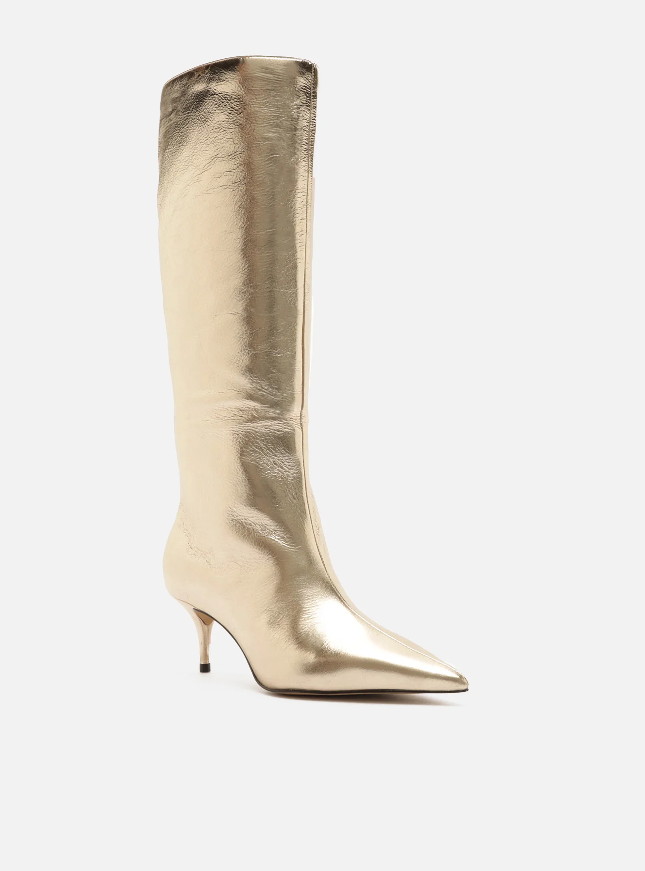 Skye Leather Stiletto Boot - Image 2