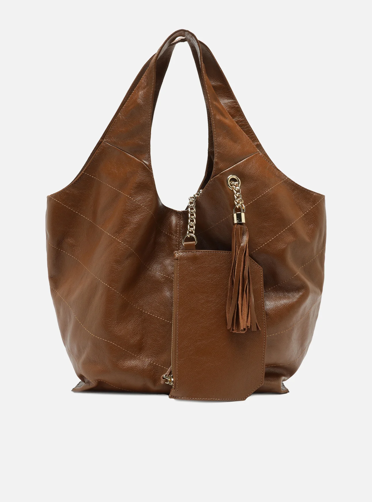 Sonya Large Leather Hobo - Image 4