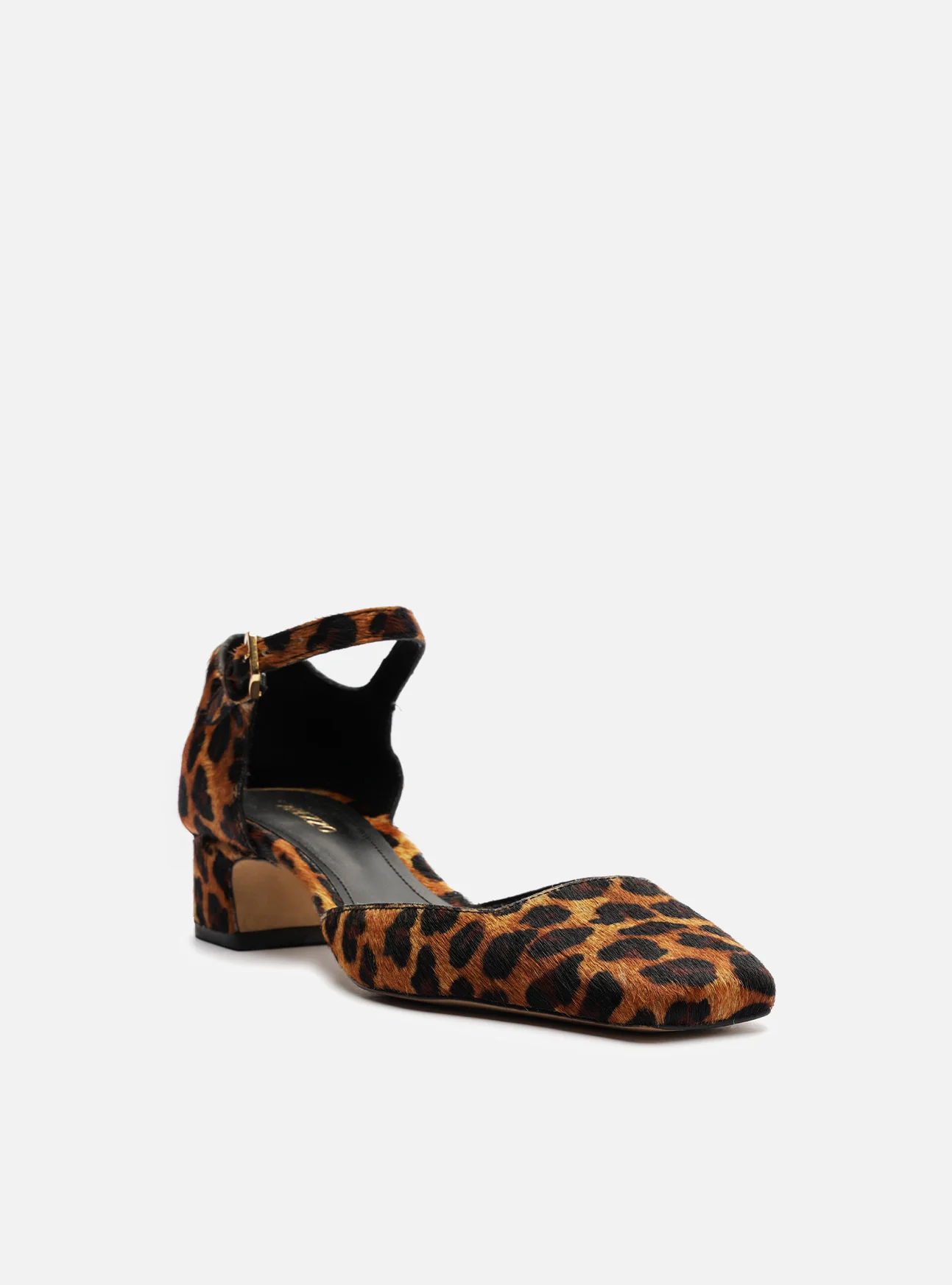 Tori Low Block Leather Pump - Image 3